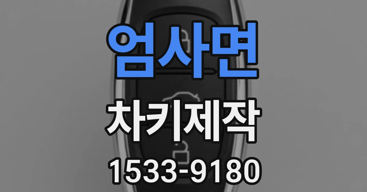엄사면 차키제작