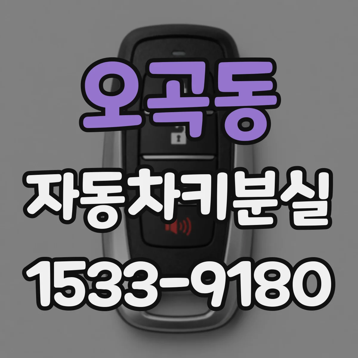 오곡동 자동차키분실