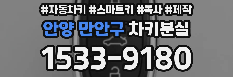안양 만안구 차키분실