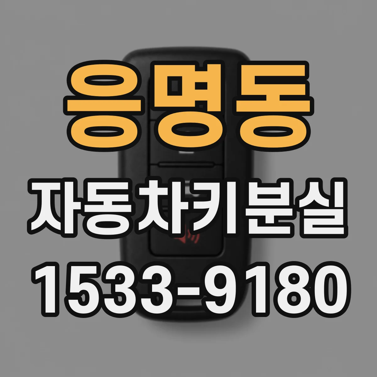 응명동 자동차키분실