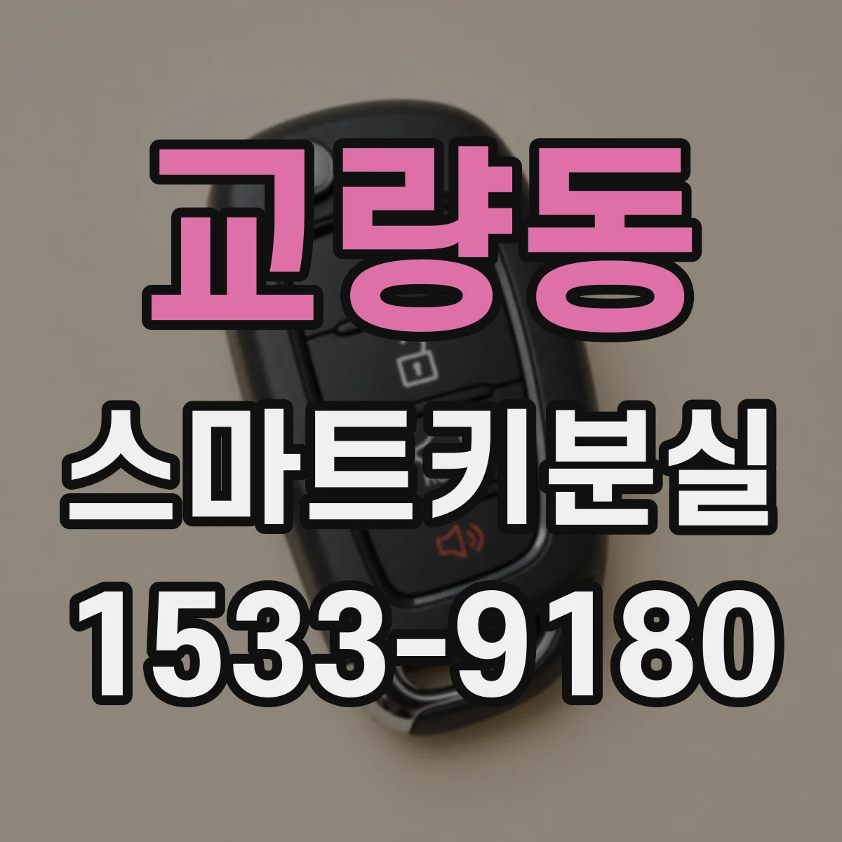 교량동 스마트키분실