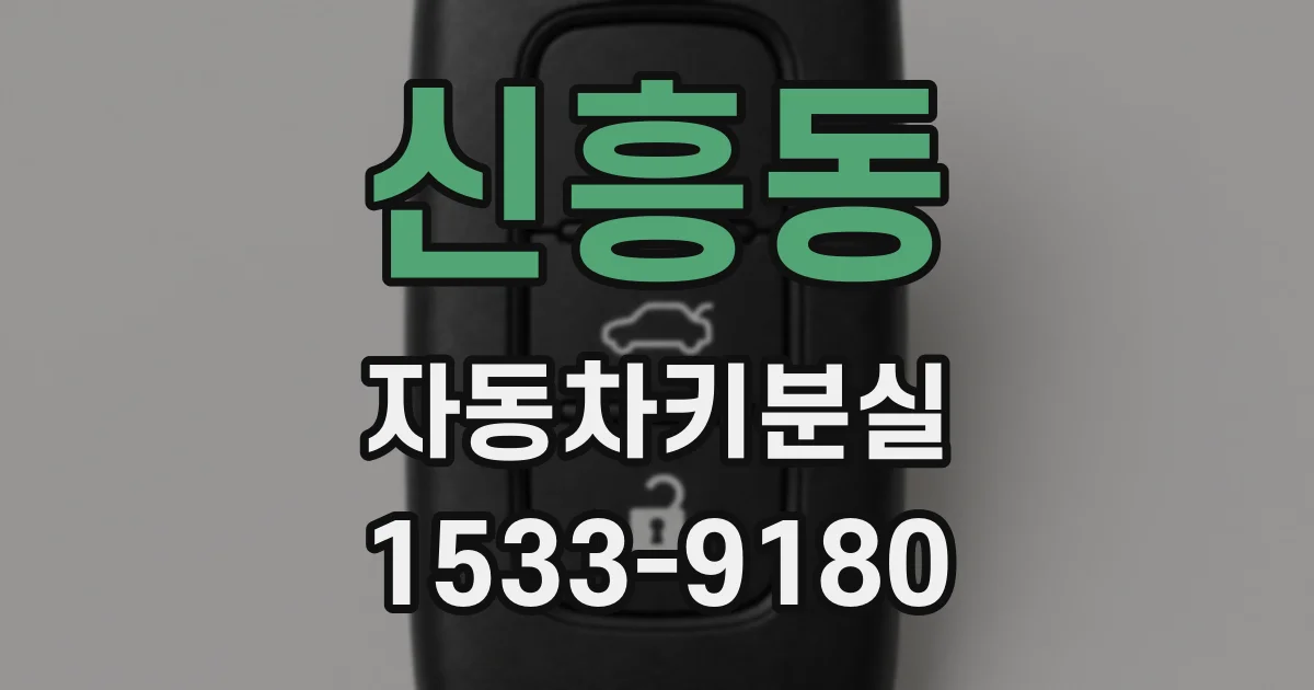 신흥동 자동차키분실