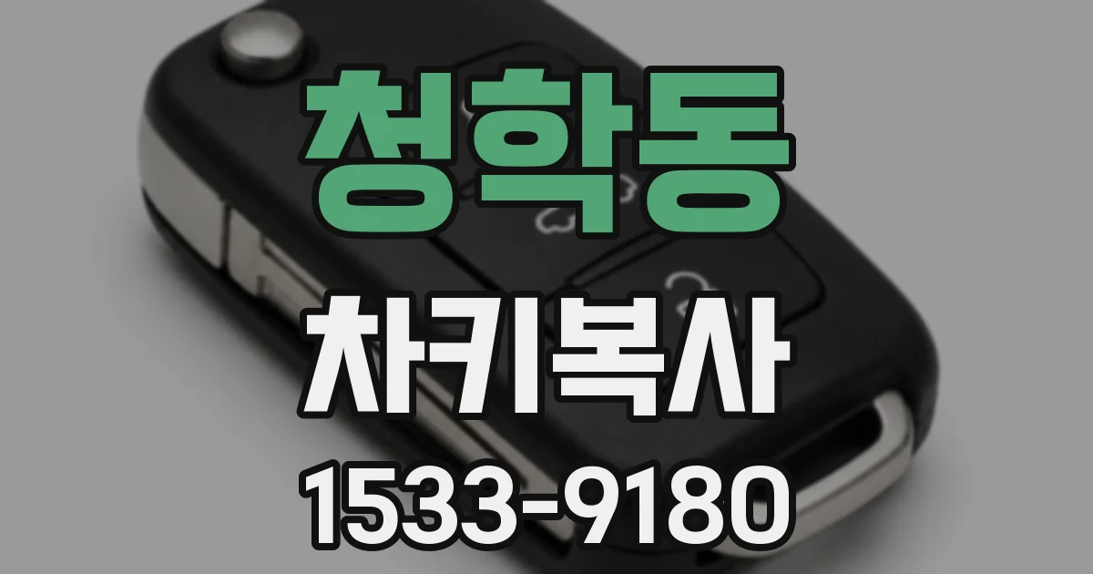 청학동 차키복사