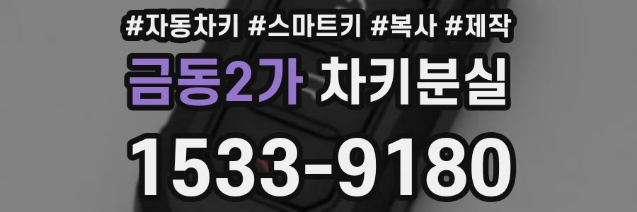 금동2가 차키분실
