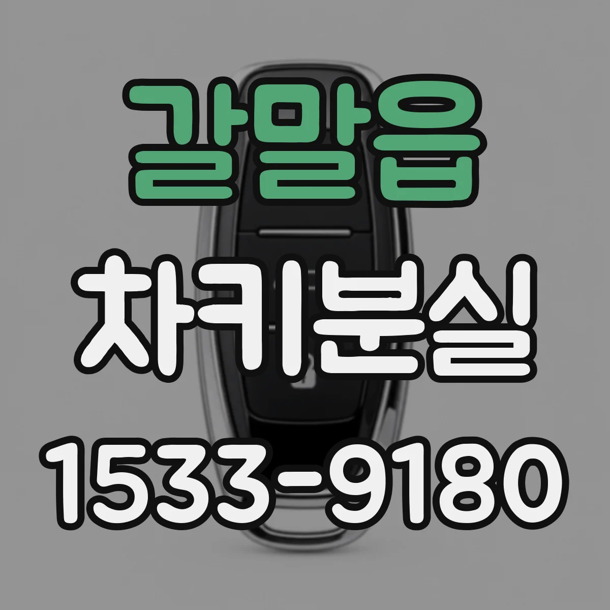 갈말읍 차키분실