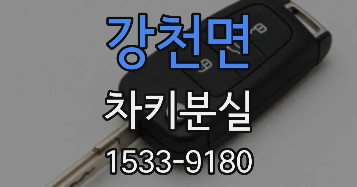 강천면 차키분실