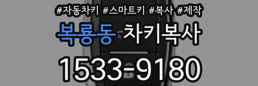 복룡동 차키복사