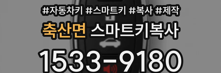 축산면 스마트키복사