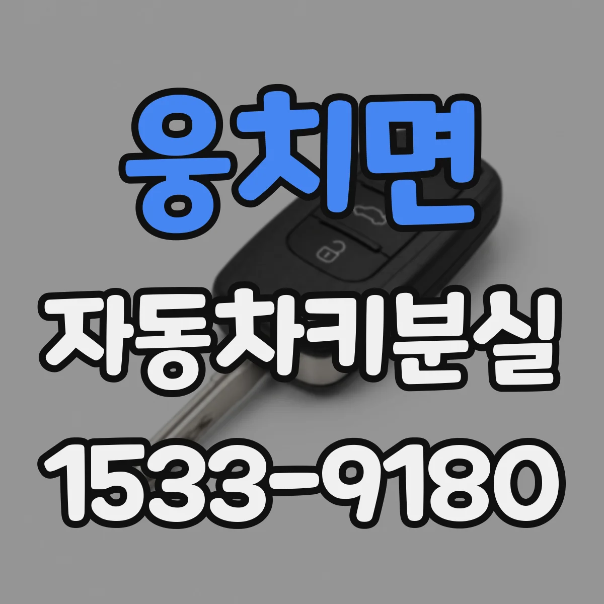 웅치면 자동차키분실