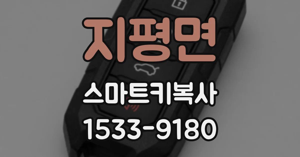 지평면 스마트키복사