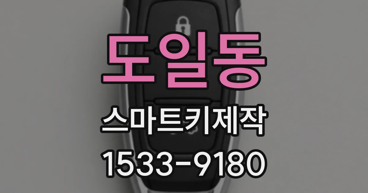 도일동 스마트키제작