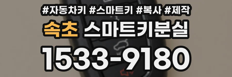 속초 스마트키분실