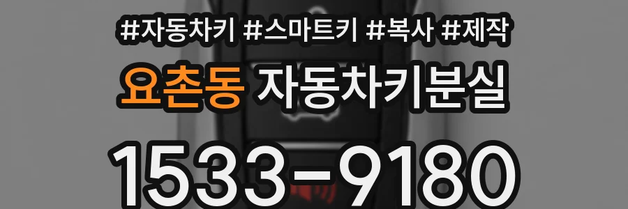요촌동 자동차키분실