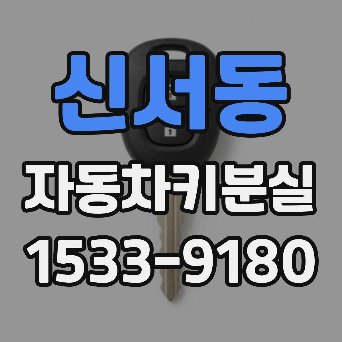 신서동 자동차키분실