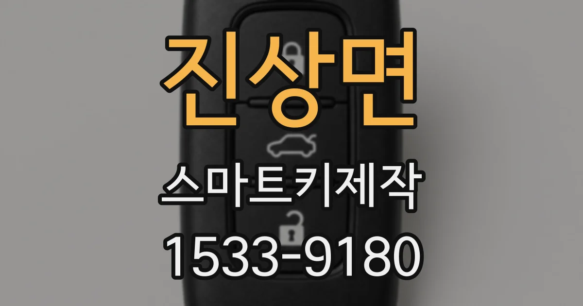 진상면 스마트키제작