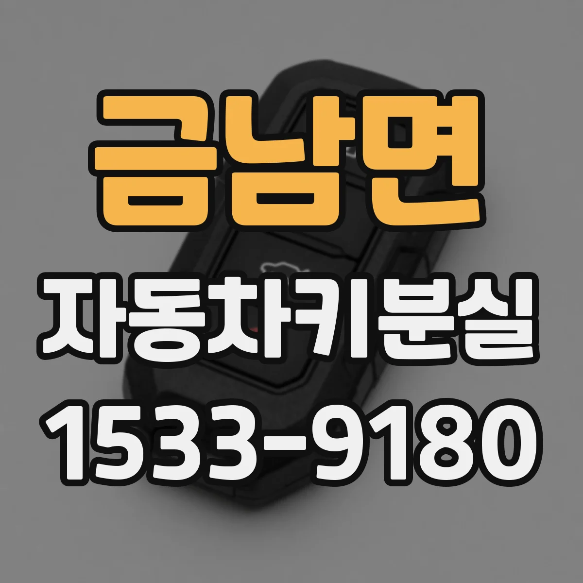 금남면 자동차키분실