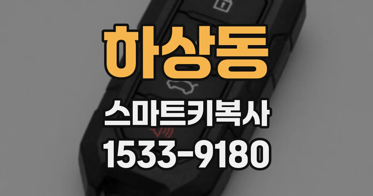 하상동 스마트키복사
