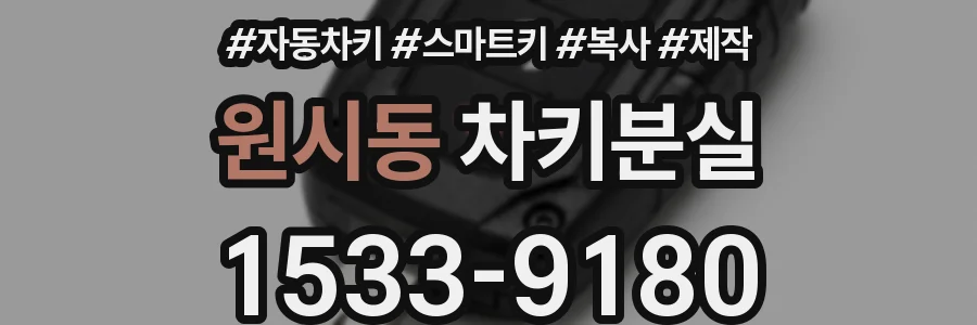 원시동 차키분실