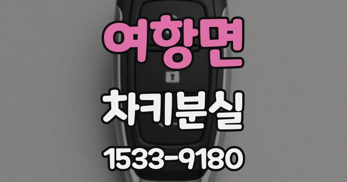 여항면 차키분실