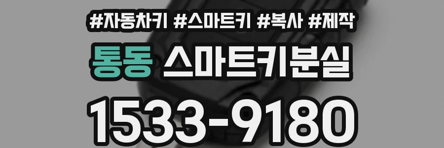 통동 스마트키분실