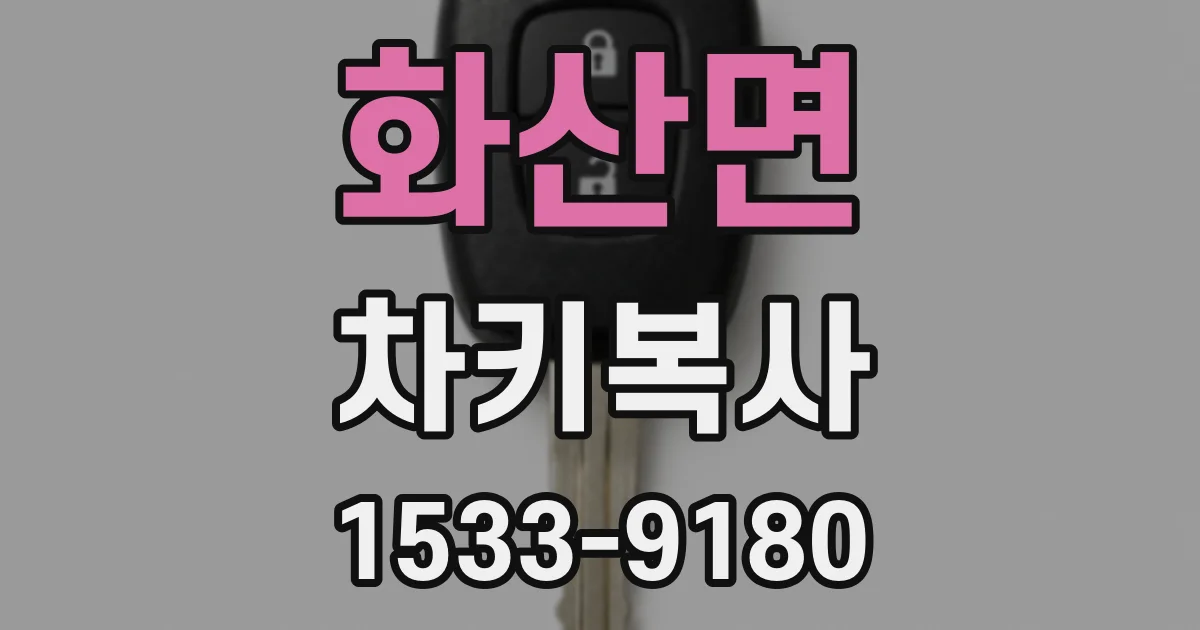 화산면 차키복사