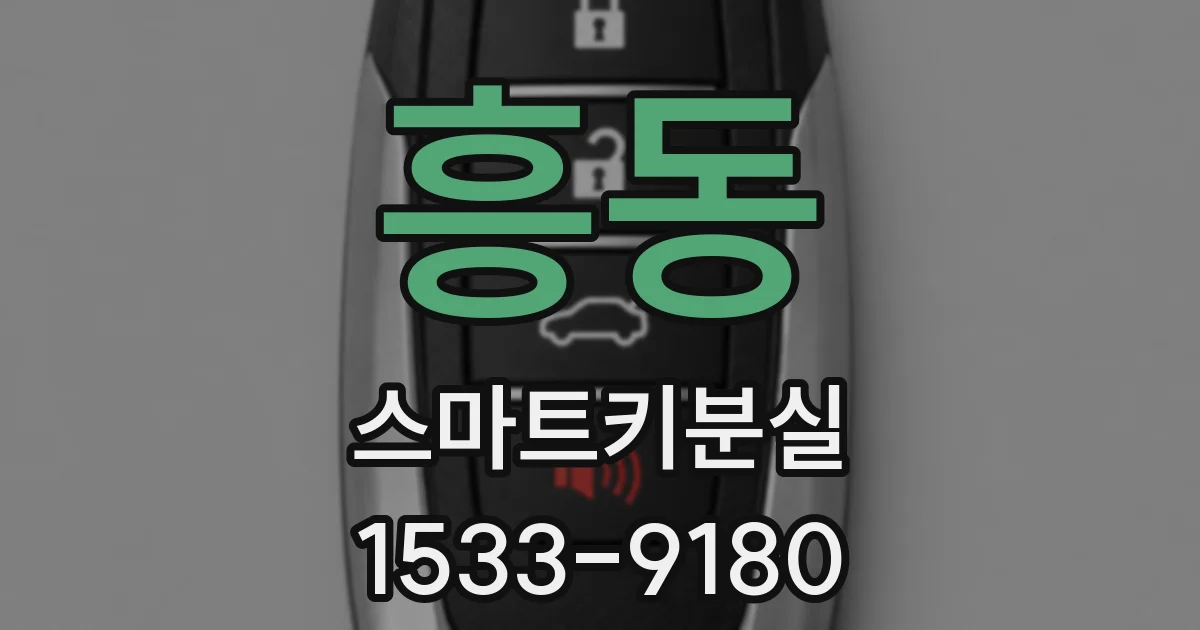 흥동 스마트키분실
