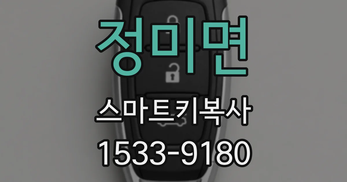 정미면 스마트키복사