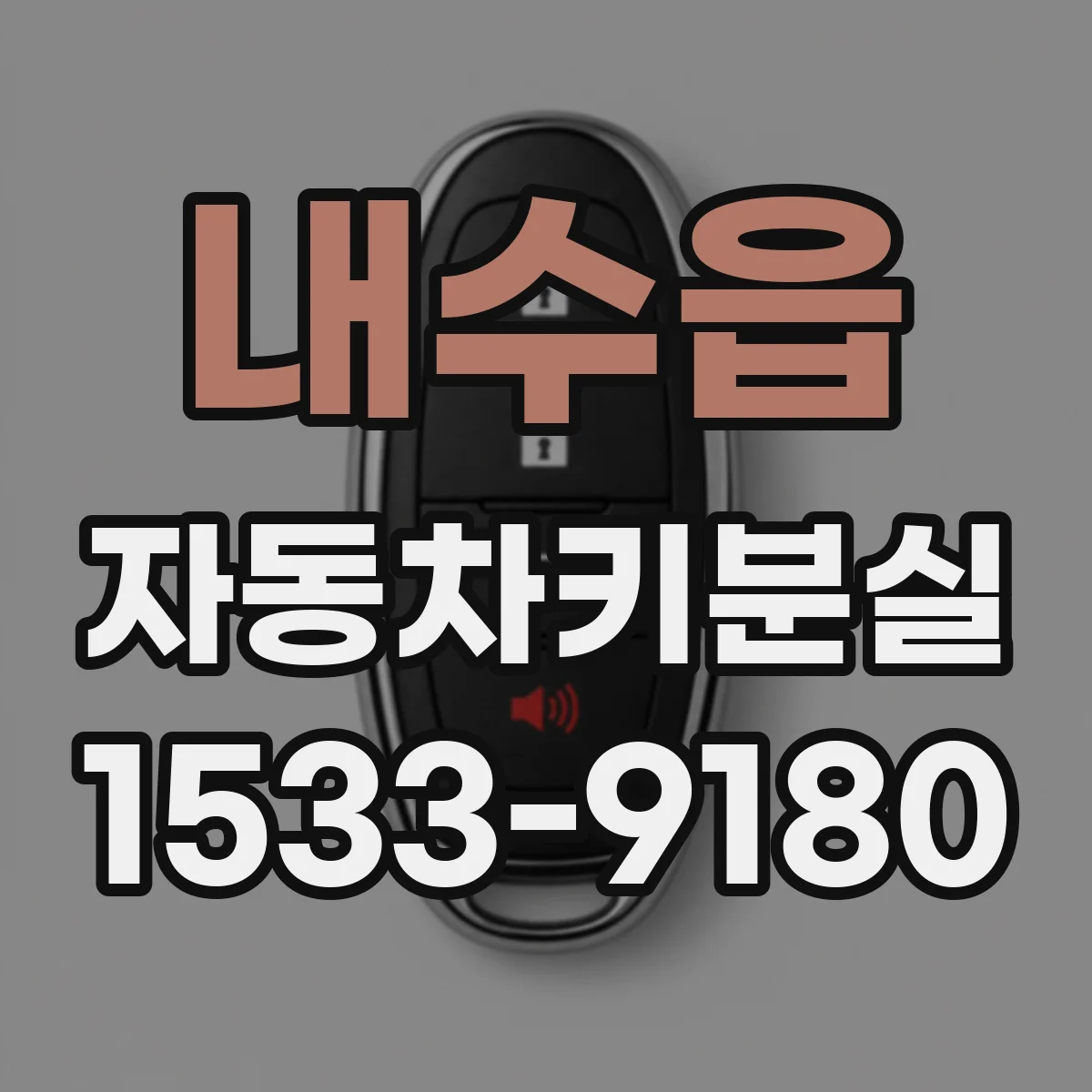 내수읍 자동차키분실