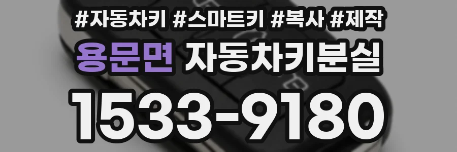 용문면 자동차키분실