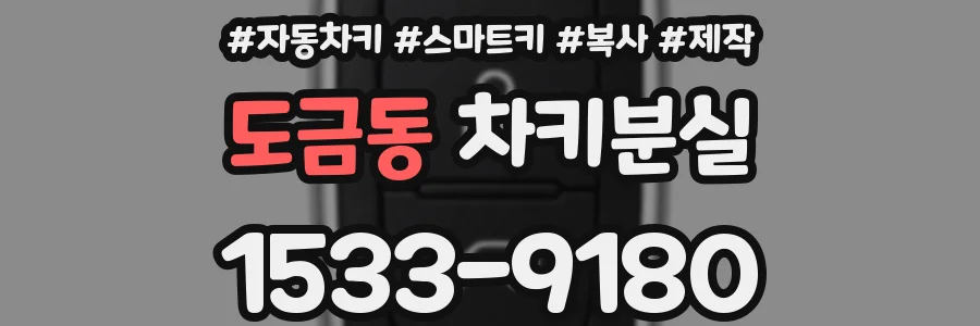 도금동 차키분실