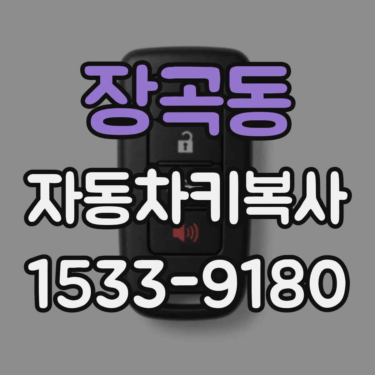 장곡동 자동차키복사