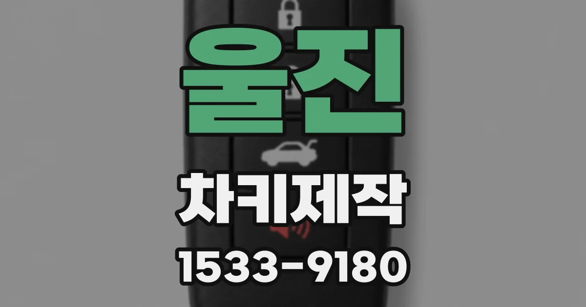 울진 차키제작
