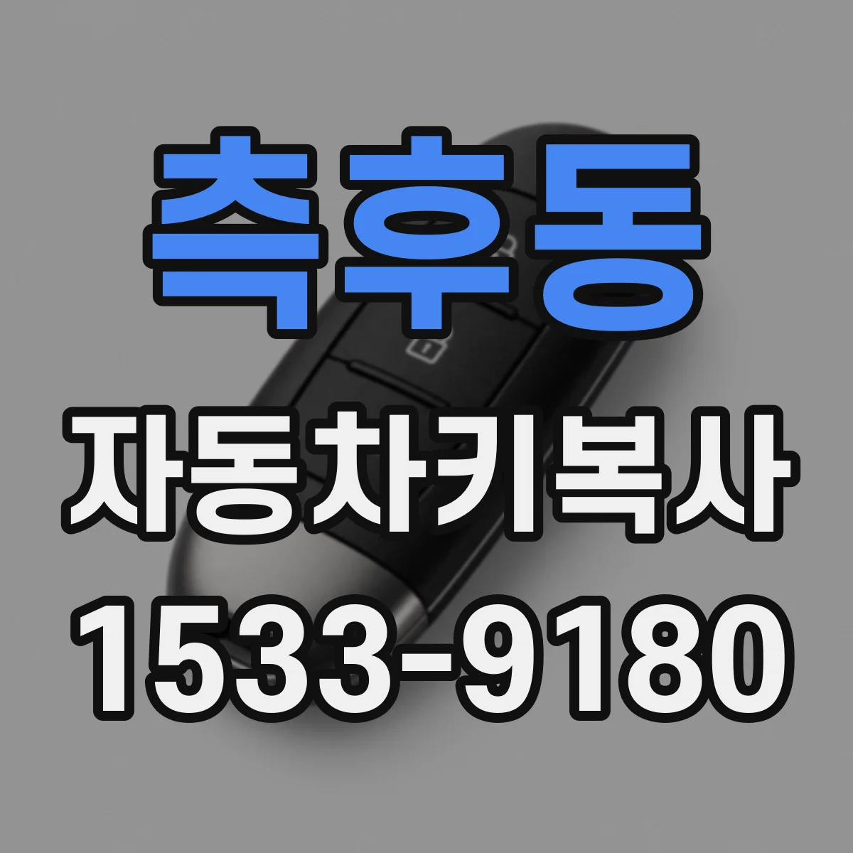 측후동 자동차키복사