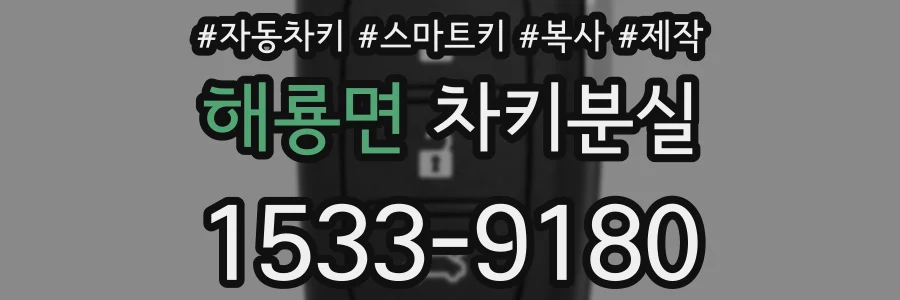 해룡면 차키분실
