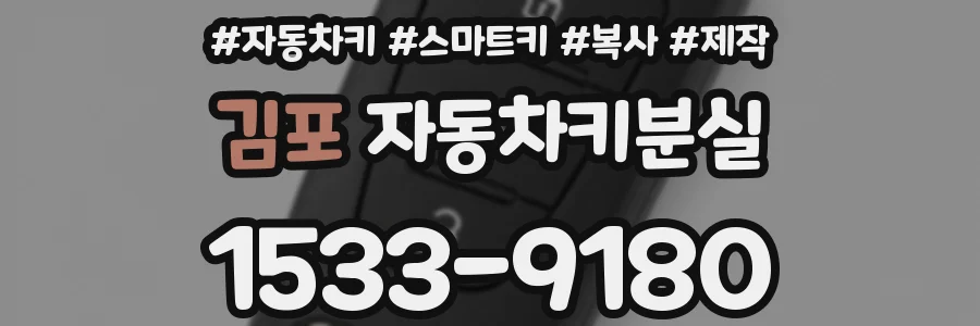 김포 자동차키분실