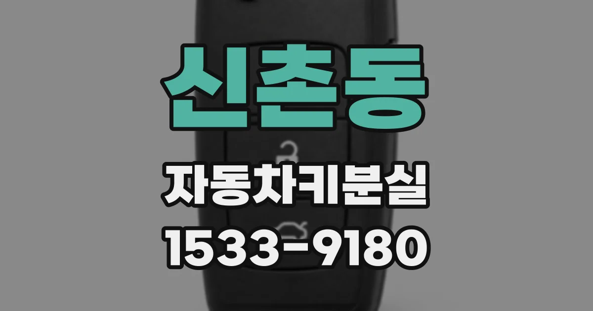 신촌동 자동차키분실