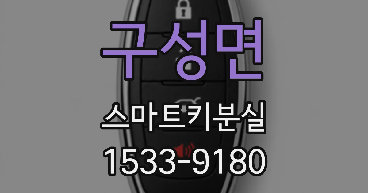 구성면 스마트키분실