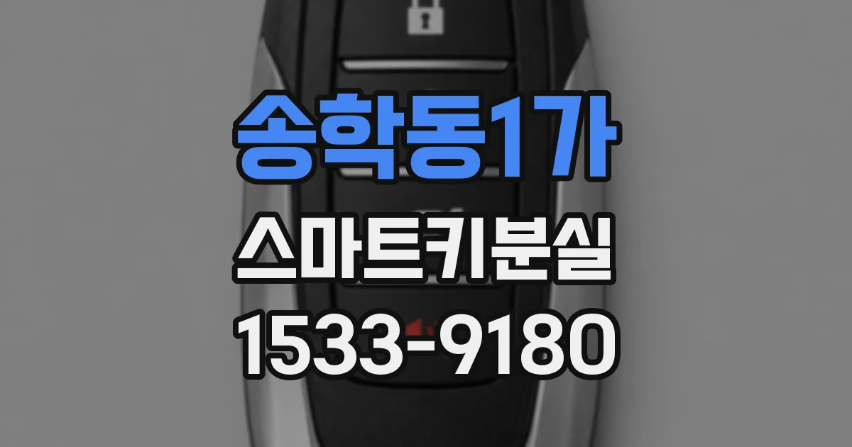 송학동1가 스마트키분실