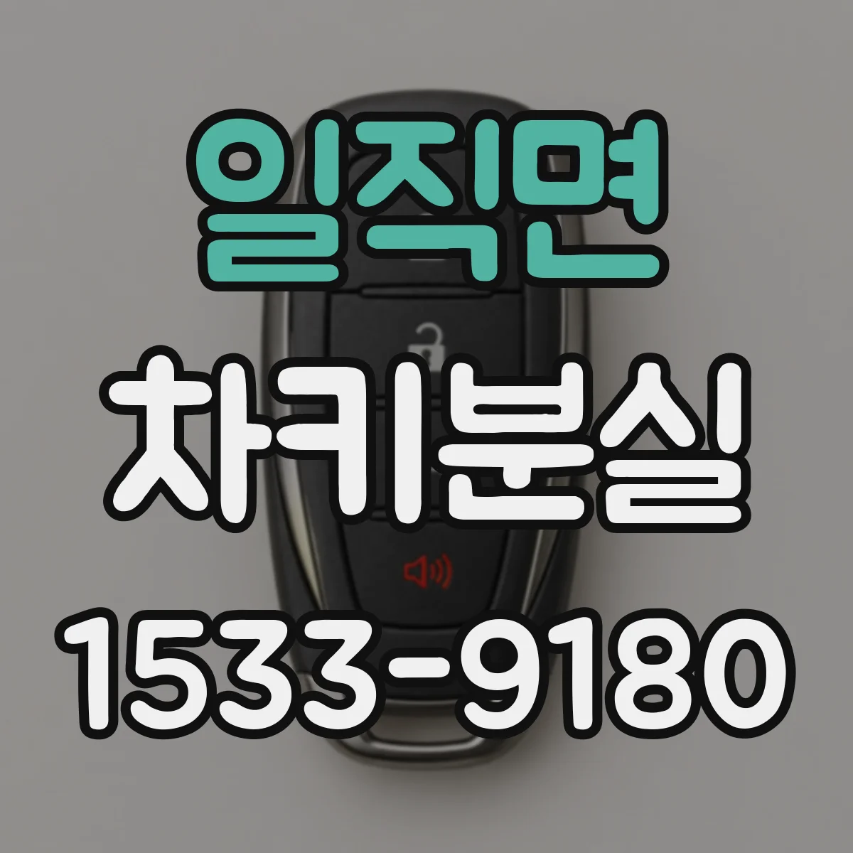 일직면 차키분실