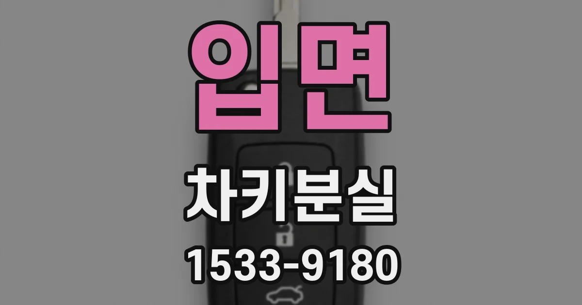 입면 차키분실