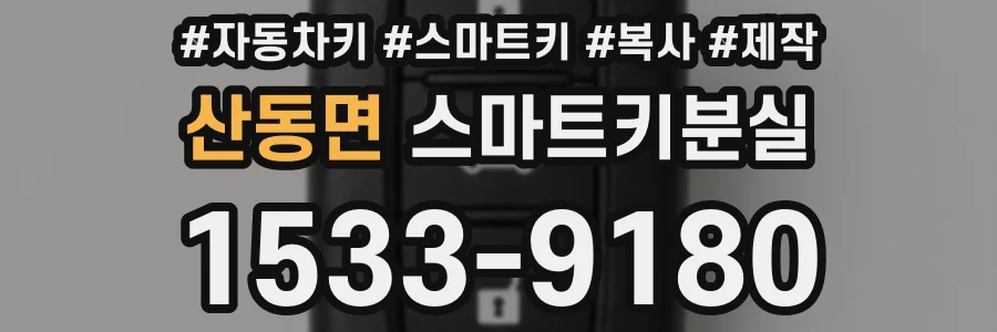 산동면 스마트키분실