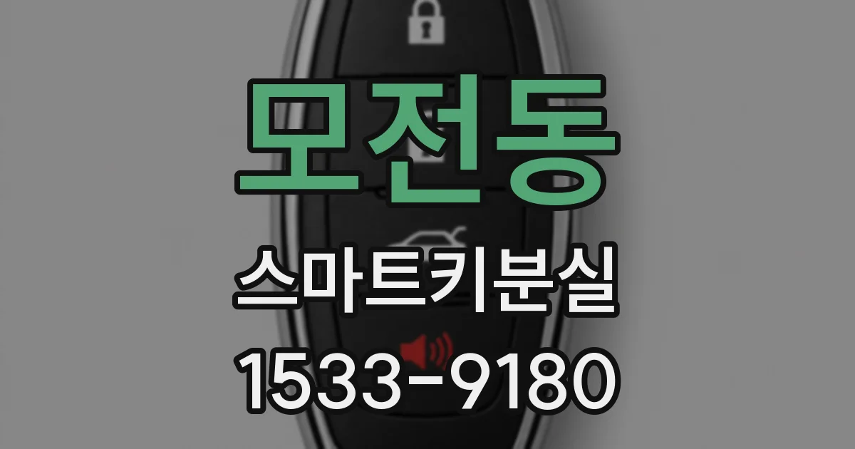 모전동 스마트키분실