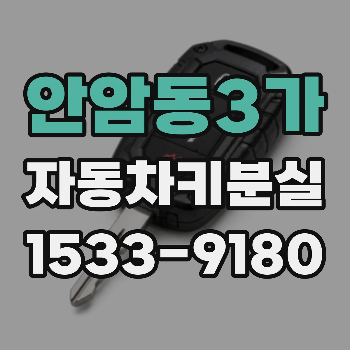 안암동3가 자동차키분실
