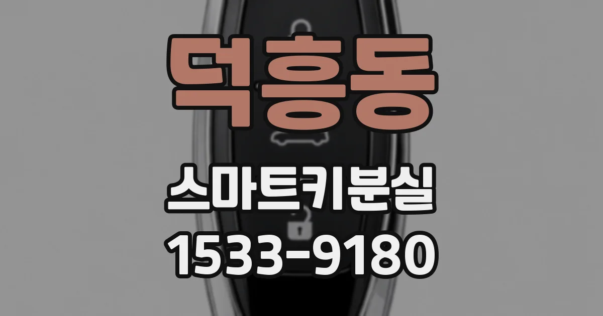 덕흥동 스마트키분실