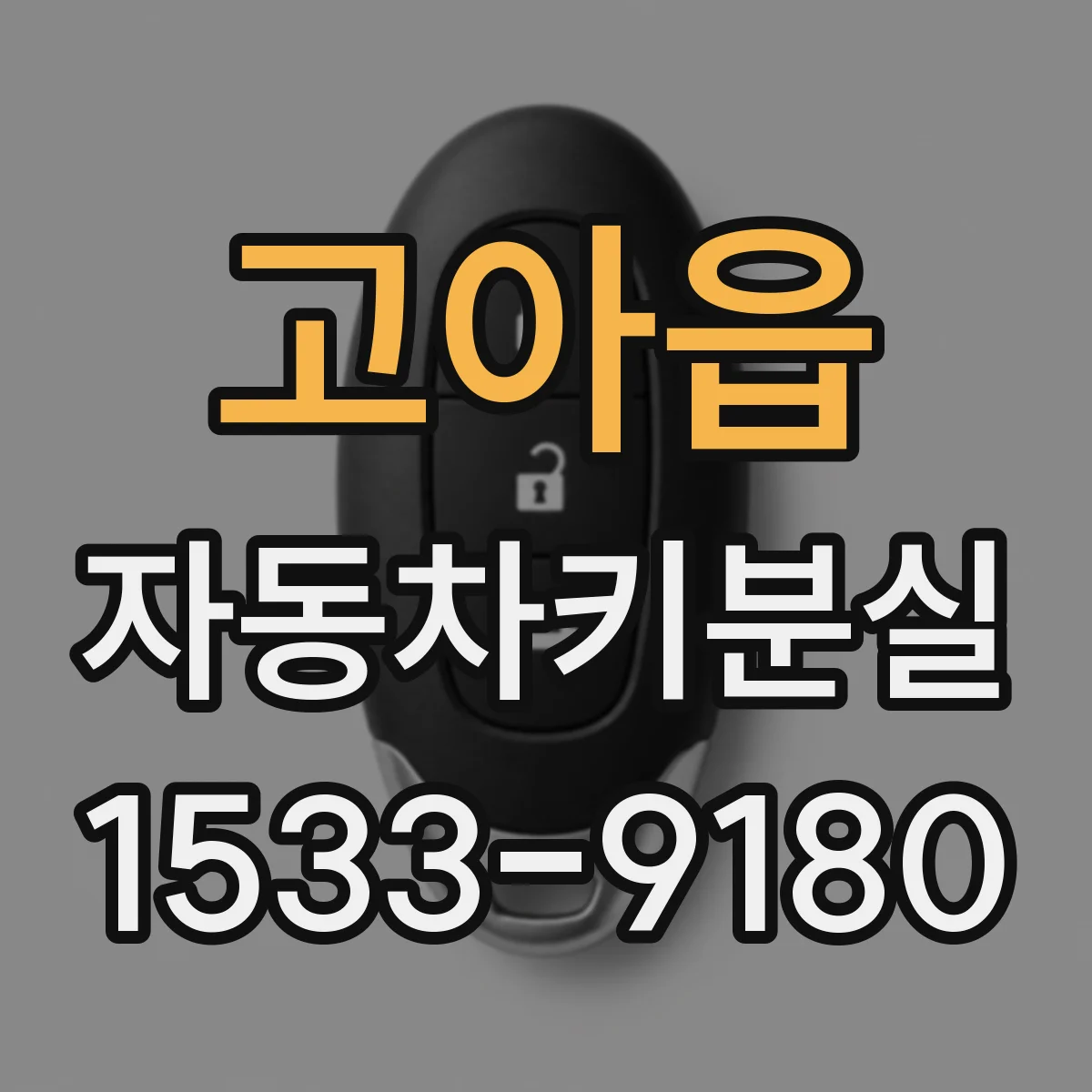 고아읍 자동차키분실