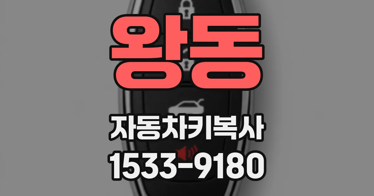 왕동 자동차키복사