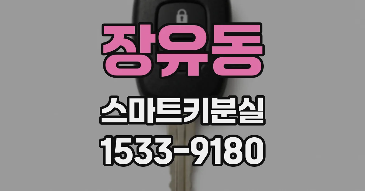장유동 스마트키분실