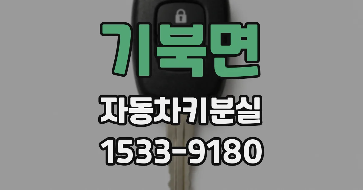 기북면 자동차키분실