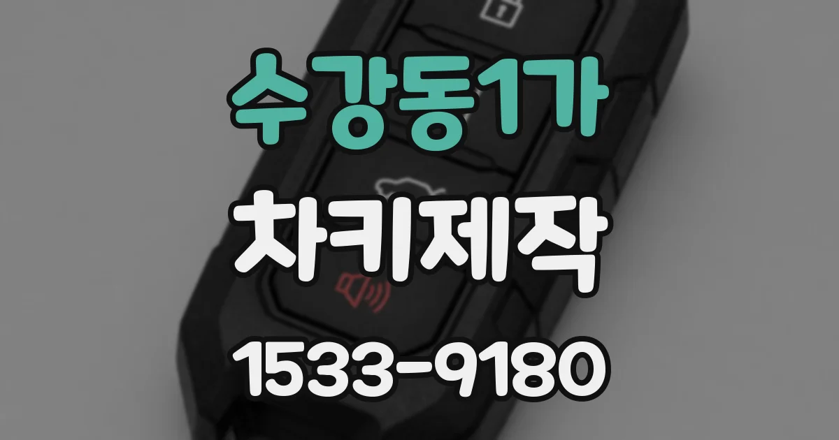 수강동1가 차키제작