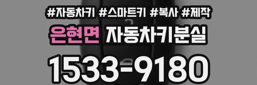 은현면 자동차키분실